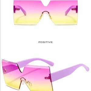 Purple/Yellow Sunglasses